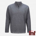 man's 100% cashmere half zipper sweater